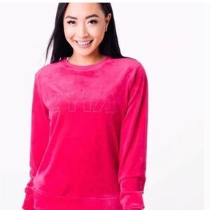 Zyia Active Spell‎ Out Crewneck Sweater - Large
